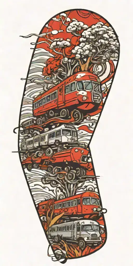 Tornado Train In The Trailer Park On Shrooms