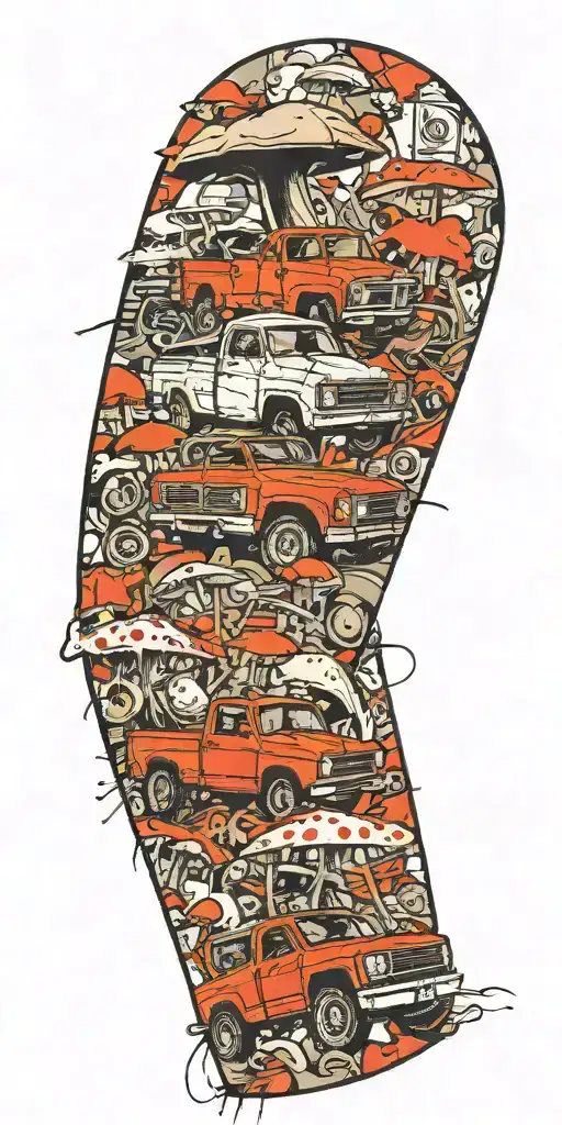 Pickup Truck Grenade On Shrooms