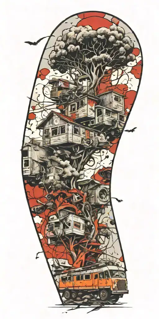 Trailer Park Tornado Explosion By Grenade On Shrooms