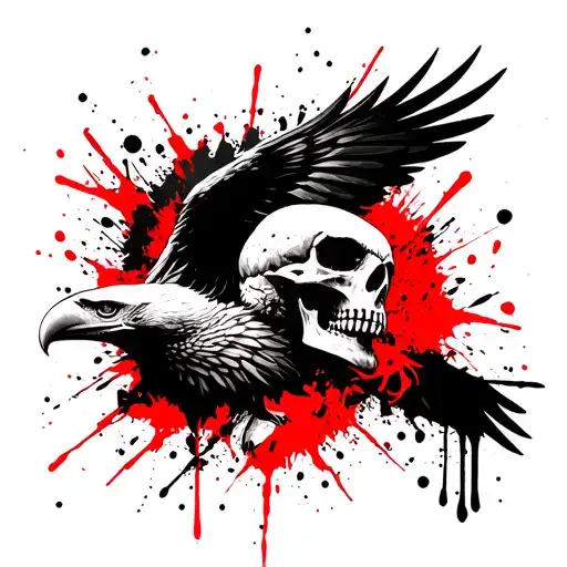 Tote Hosen Skull Eagle Logo