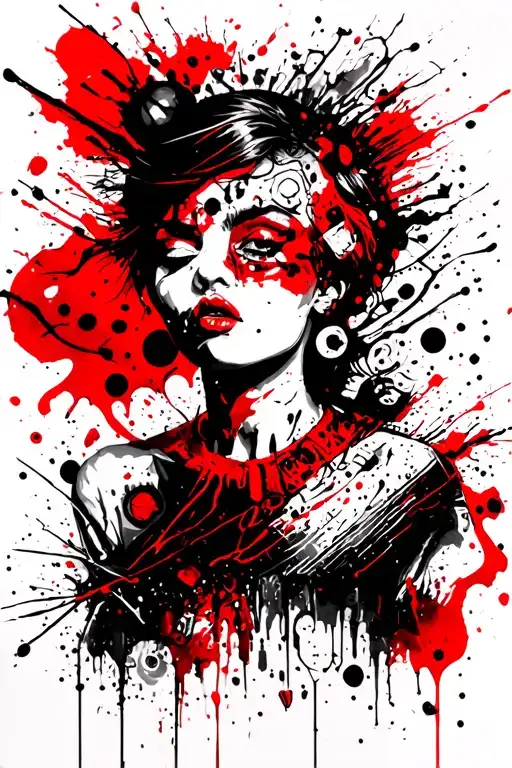 Creative Tattoo Design Combining