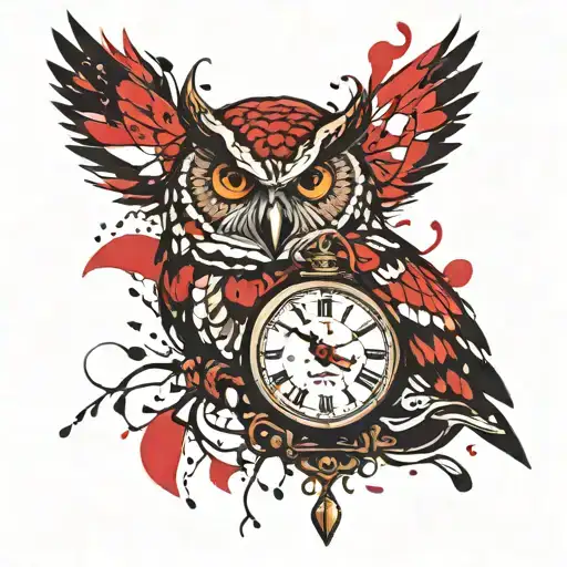 Owl Pocket Watch