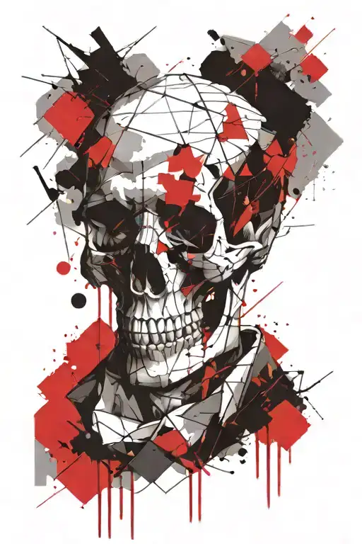Skull Geometric Shapes