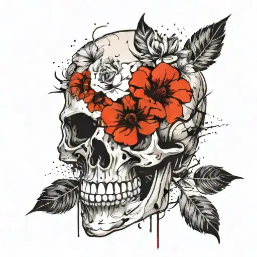 Skull Flowers