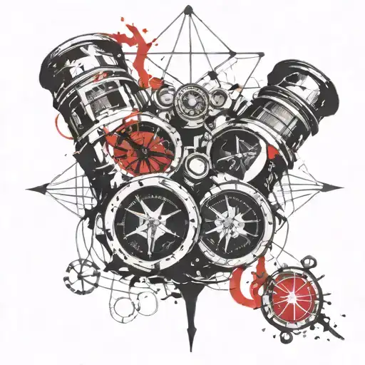 Compass Anchor Binoculars