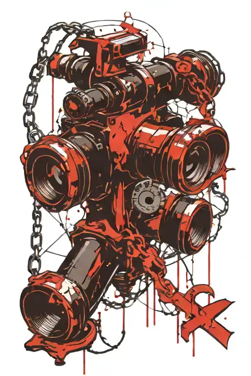 Compas Anchor Binoculars Chains