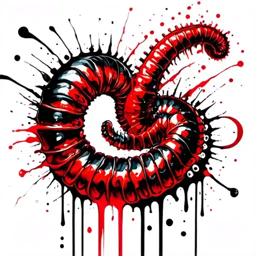 Psychedelic Tapeworm