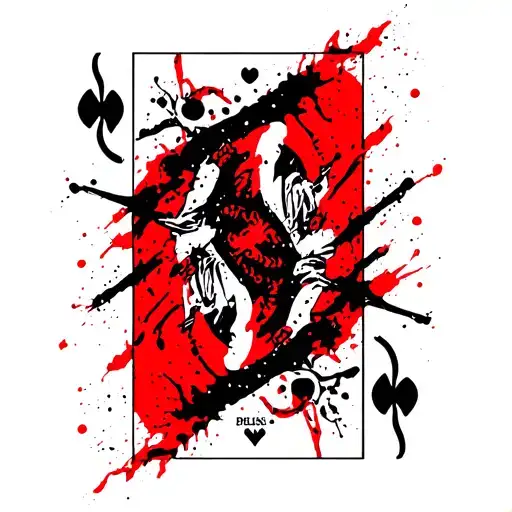 Temperance Tarot Card Depicting