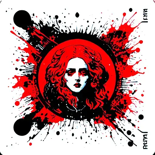 Temperance Tarot Card Line