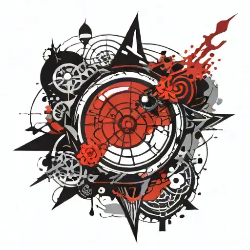 Itachi Sharingan Y Con Rayos De