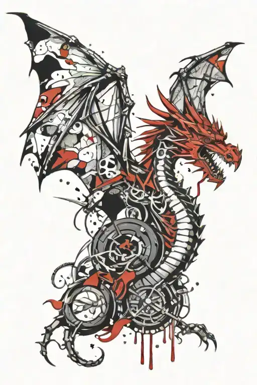 Bleeding Dragon Wrapped