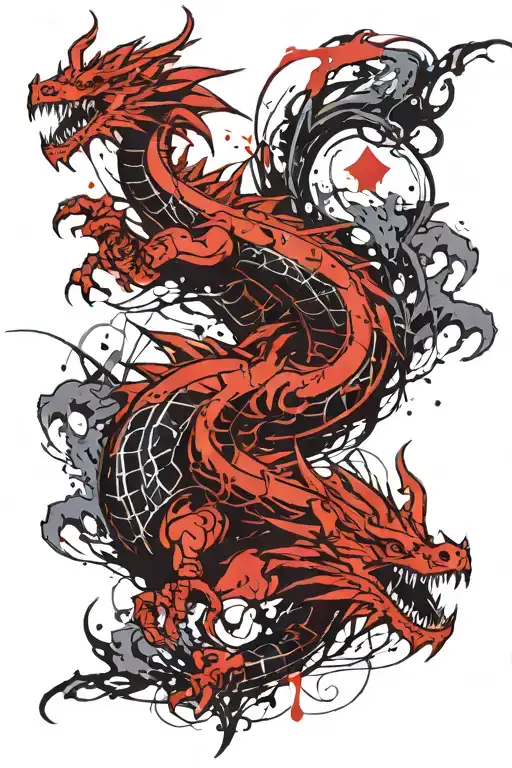 Bleeding Dragon Wrapped