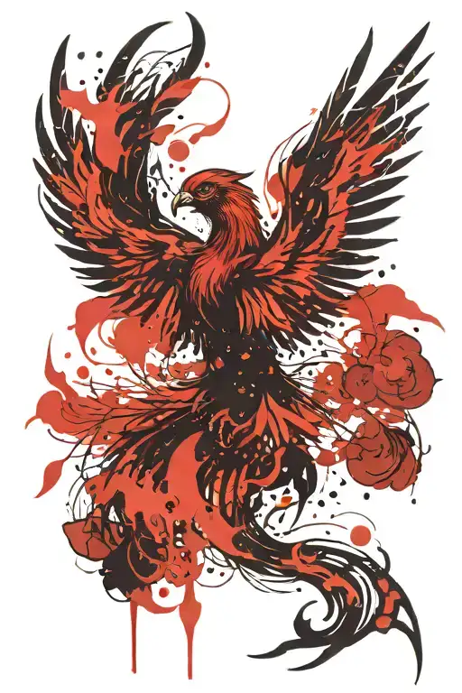 Phoenix Rising From The Ashes