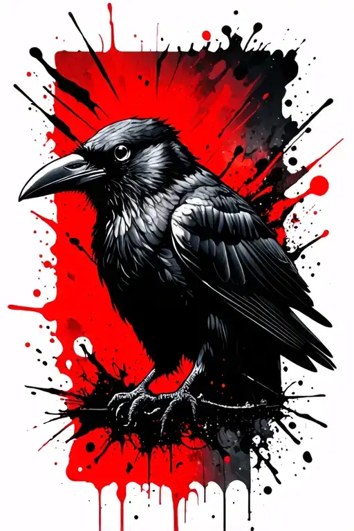 Raven And Eye Of The God