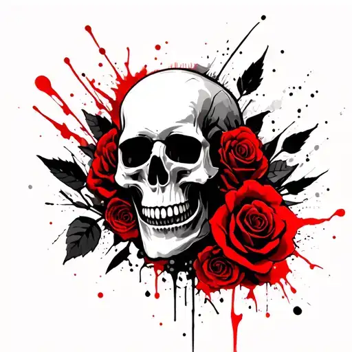 Skull Roses Nordic
