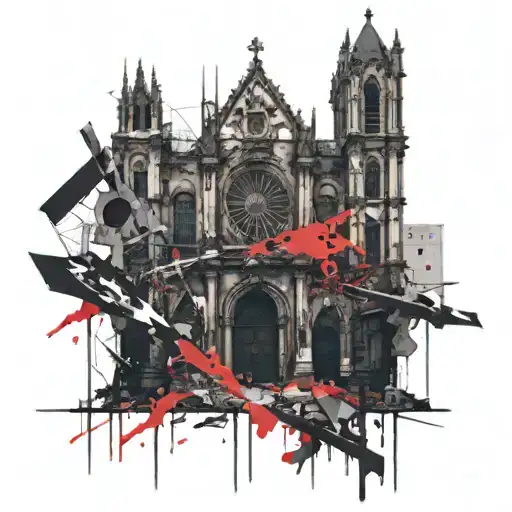 Cathedral Ruins Where Jesus