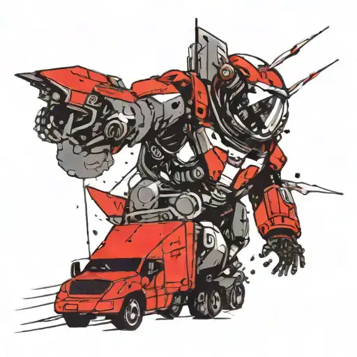 A Trucking Manager Driving A Futuristic Space Truck Through A Galaxy