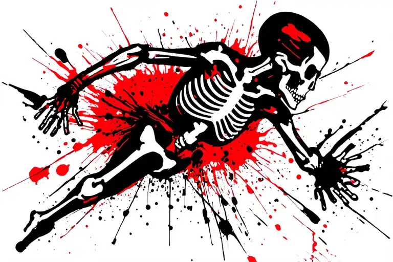 Running Skeleton