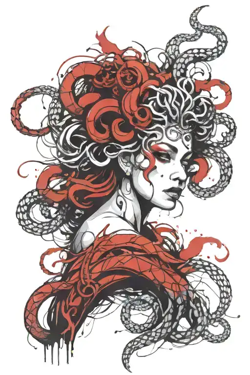 Medusa Full Arm Sleeve