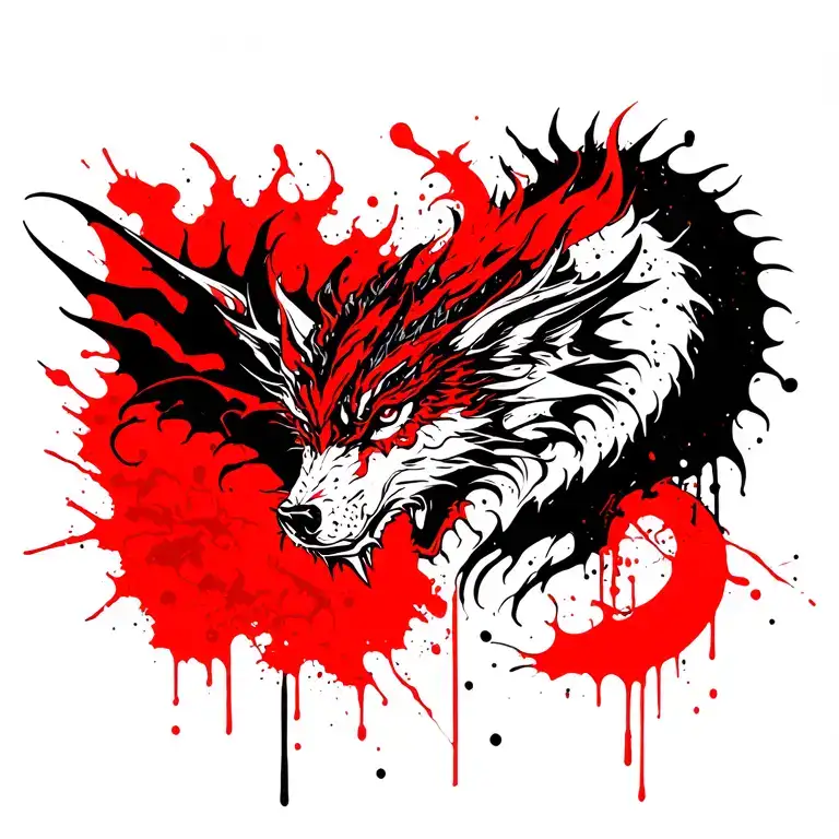 Dragon And Wolf