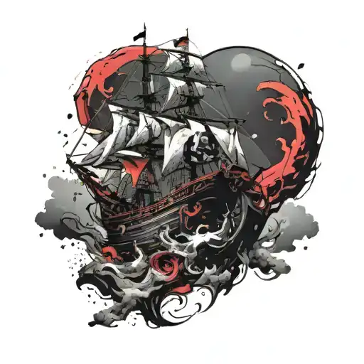 I Want A Space Pirate Ship To Be Attacked By An Alien Squid