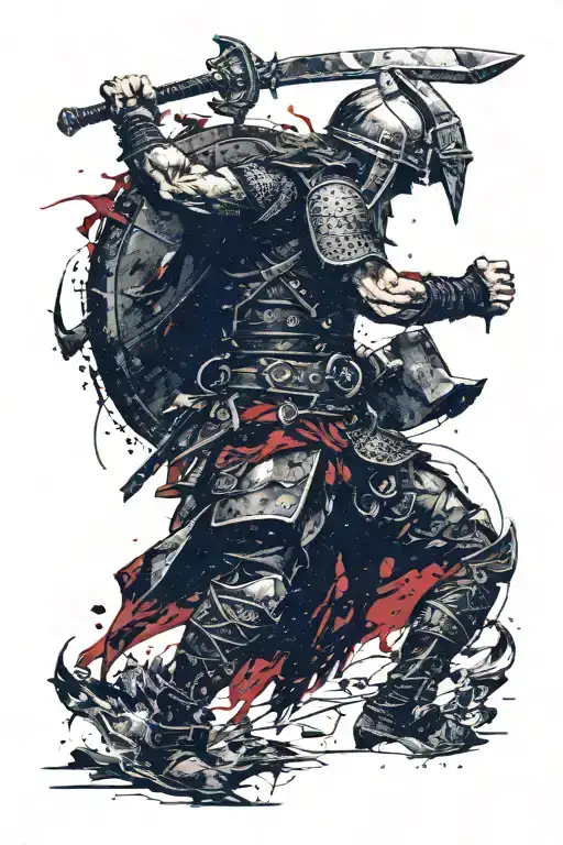 Battle Worn Viking Warrior