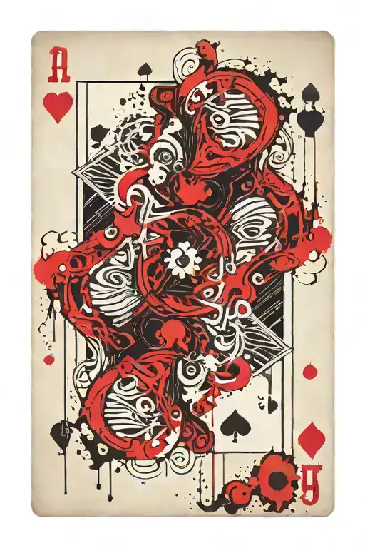 Playing Card Featuring