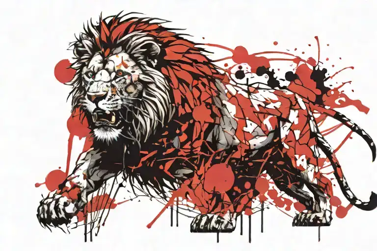 Lion Eating The World