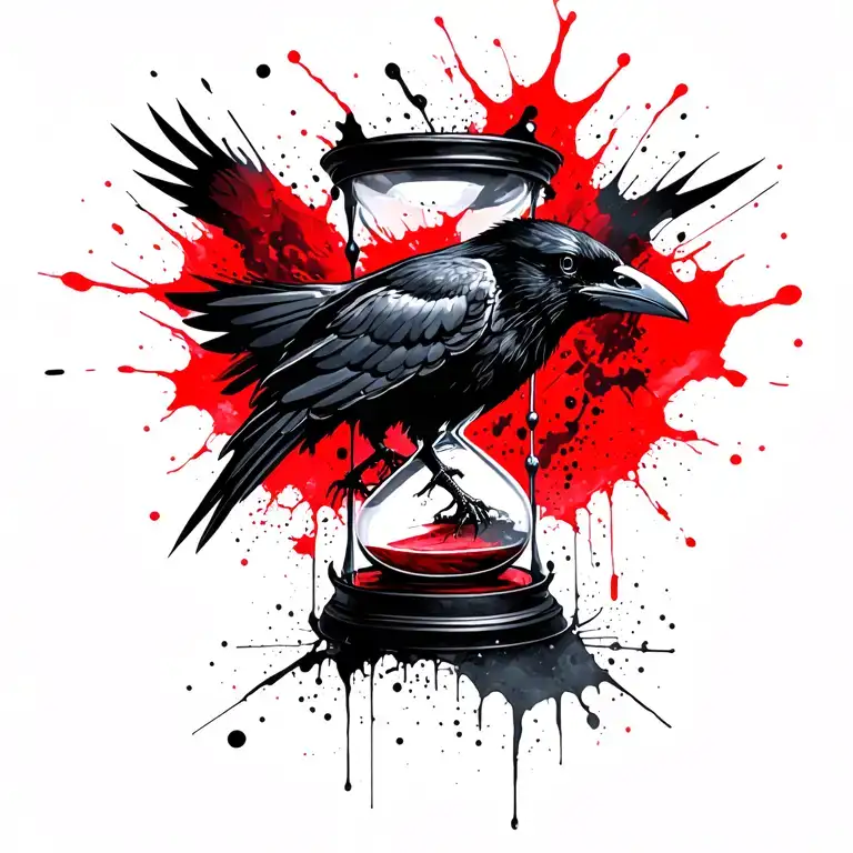 Raven Hourglass