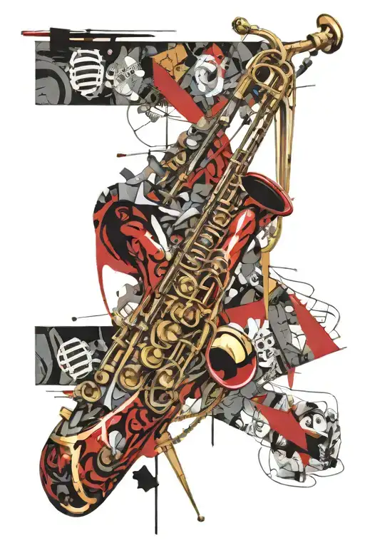 Trombone Made Out Of Tree