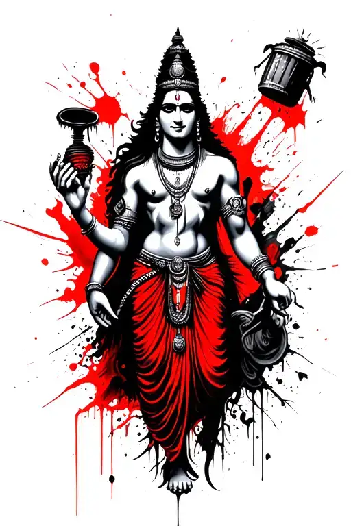 Lord Shiva Holding