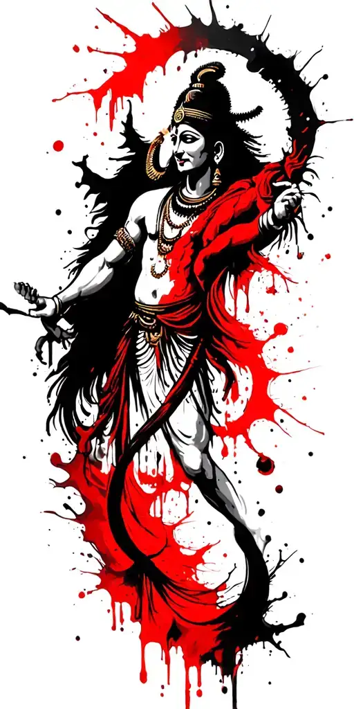 Lord Shiva Holding Damaroo