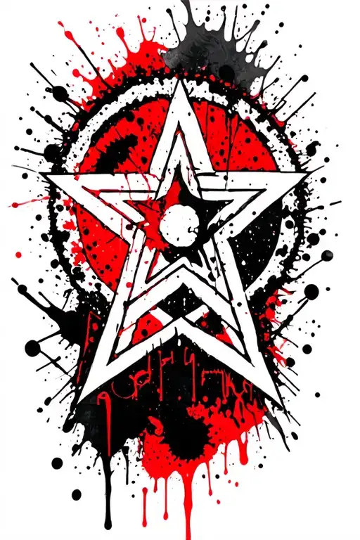 Punk Rock Inspired Pentagram