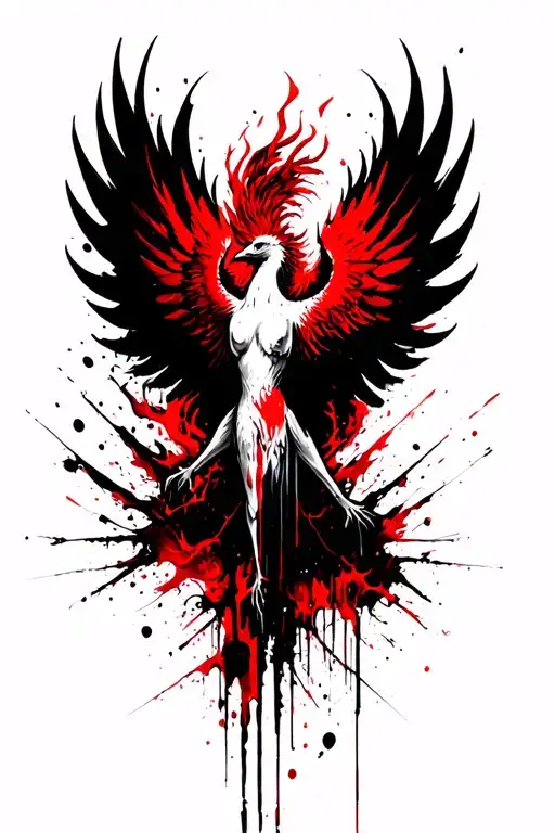 Phoenix Rising From The Ashes