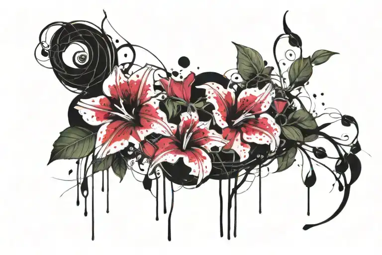 Swirling Morning Glory Vine