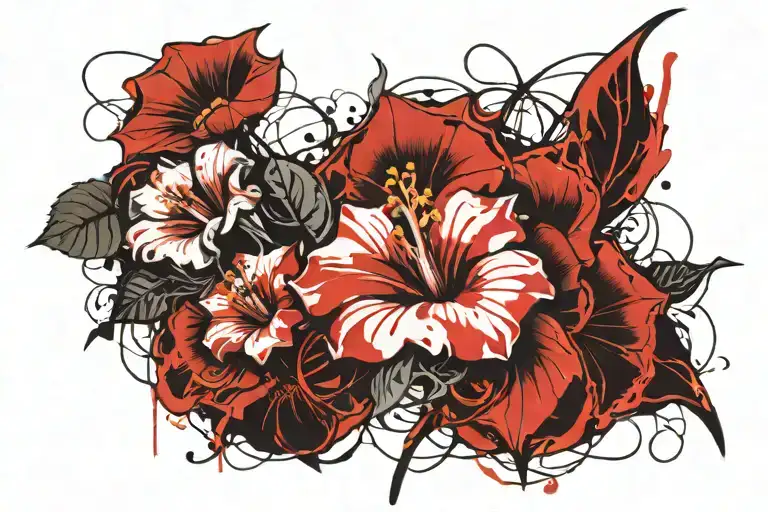 Swirling Morning Glory Vine