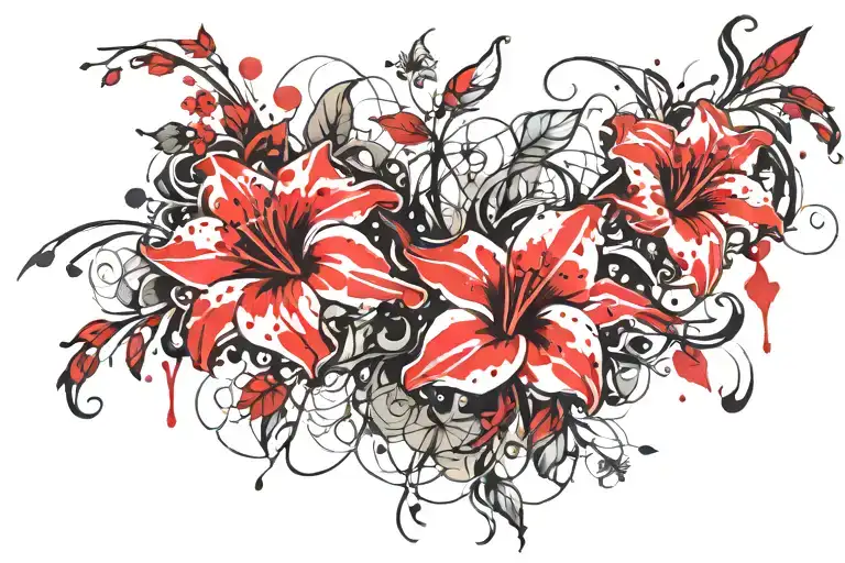 Swirling Morning Glory Vine