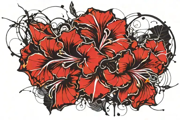 Swirling Morning Glory Vine