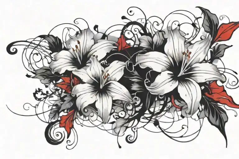 Swirling Morning Glory Vine