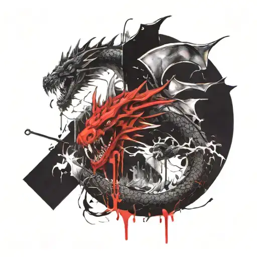 Along With The Angry Dragon