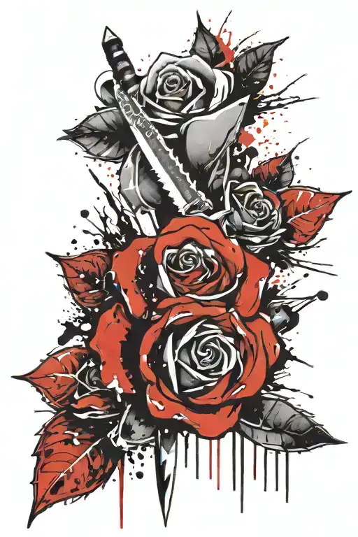 Knife And Rose