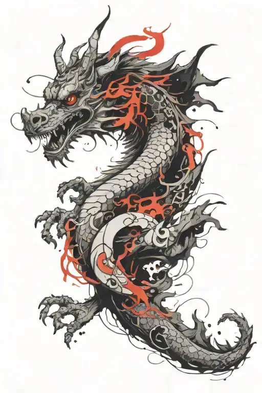 A Decaying Chinese Dragon That Eats Watches