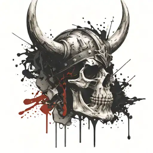 Vikings Skull