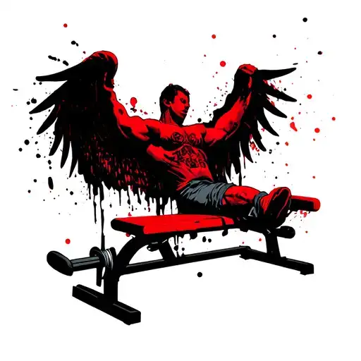 Angel Bench Pressing