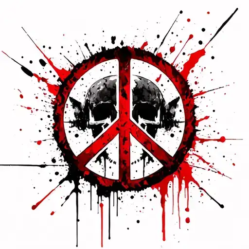 Capibal Of War But Choose Peace Symbol