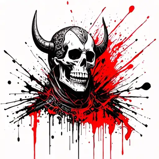 Statue Viking Skeleton