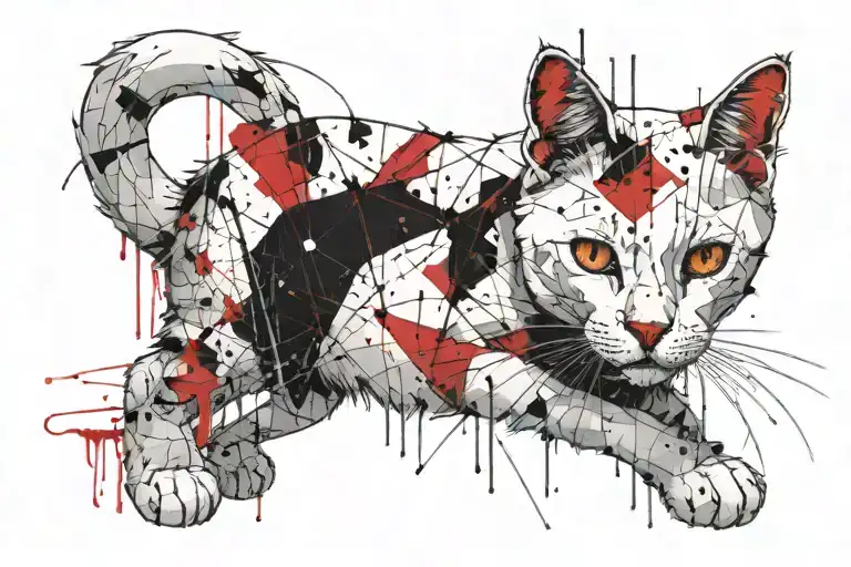 A White Cat With Etherochromia