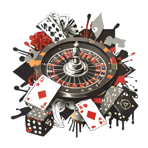 4 Cards Dice Roulette Table With Cash