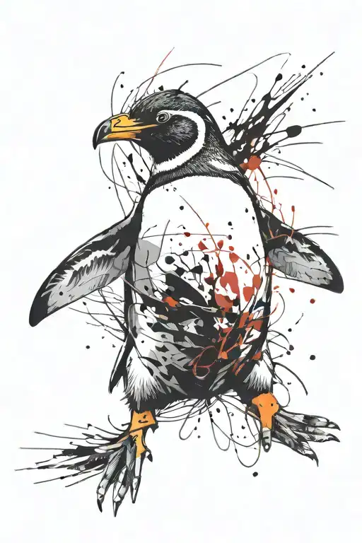 A Angry Penguin
