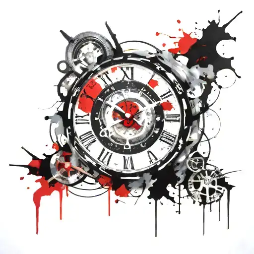 Self Made With Roman Numeral Clock